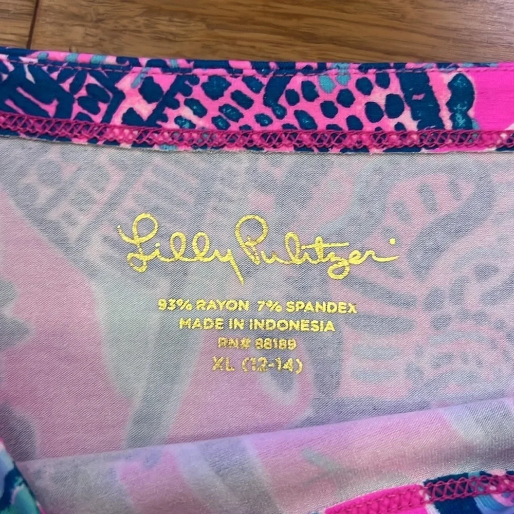 Lilly Pulitzer UPS 50+ mini Sophie dress in Mandevilla pink extra lucky L&XL NWT